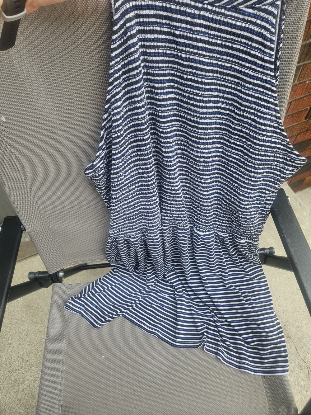 Pelpum Navy Striped Tank - Picture 2 of 4